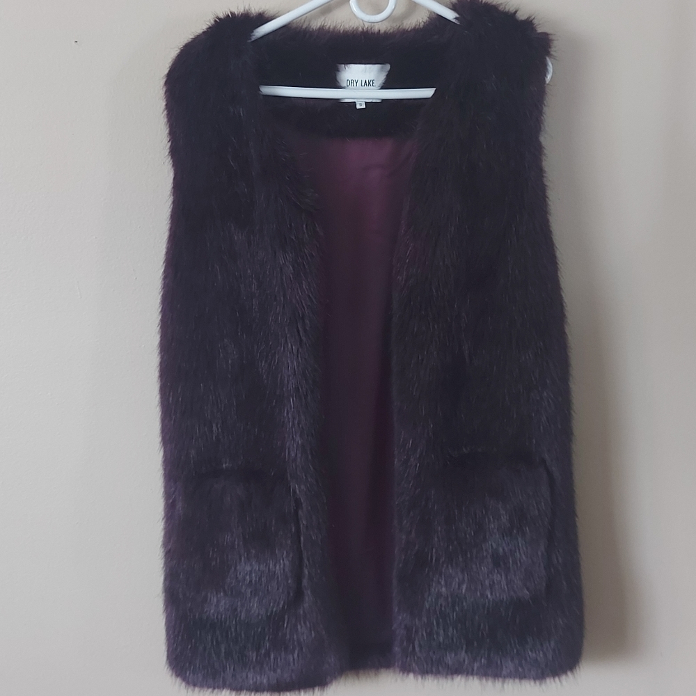 amazing scandinavian label Dry Lake Faux Fur Vest